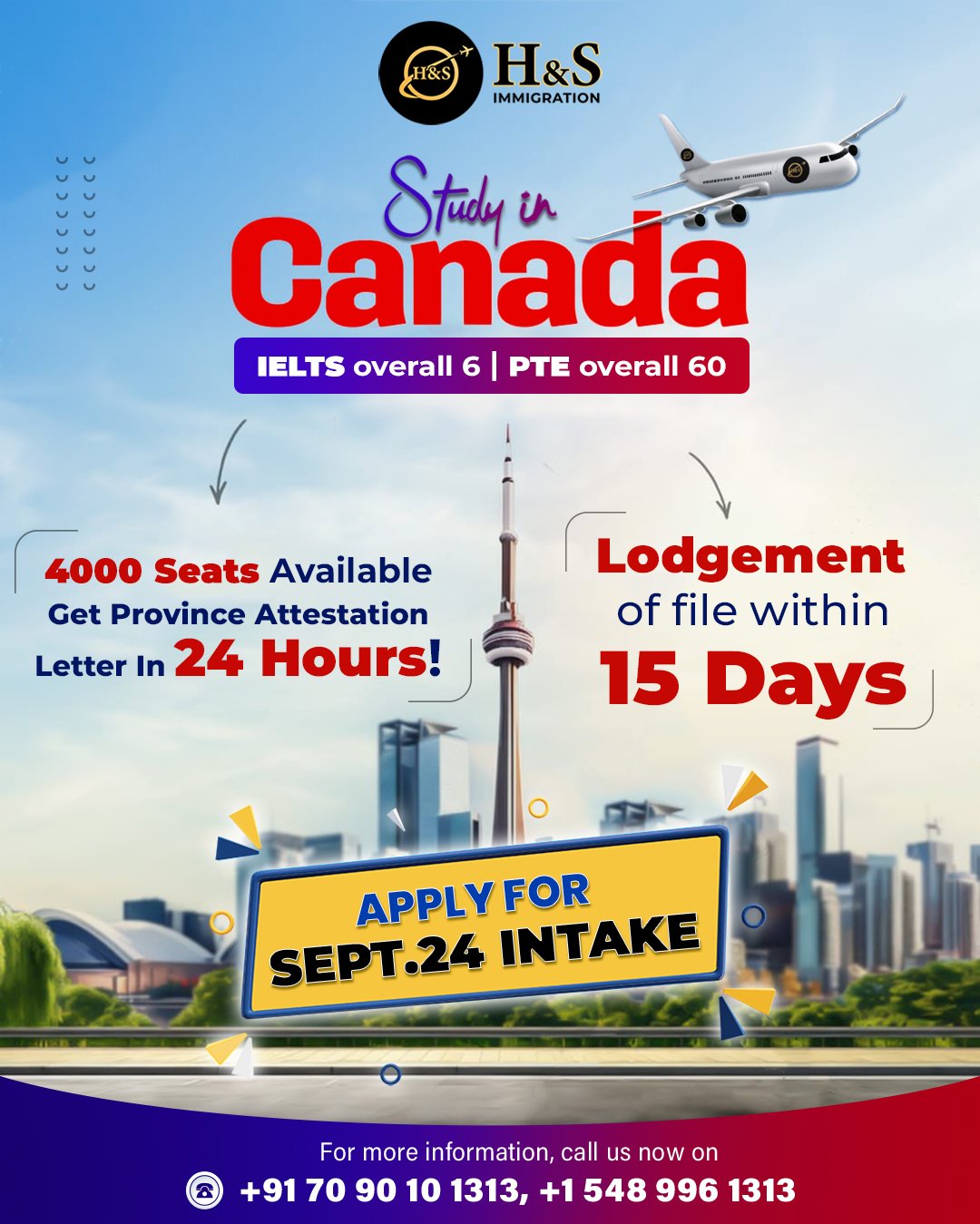 Study Visa Canada 4000 Seats Available