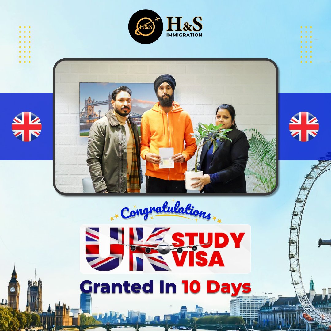 UK Study Visa Granted In 10 Days